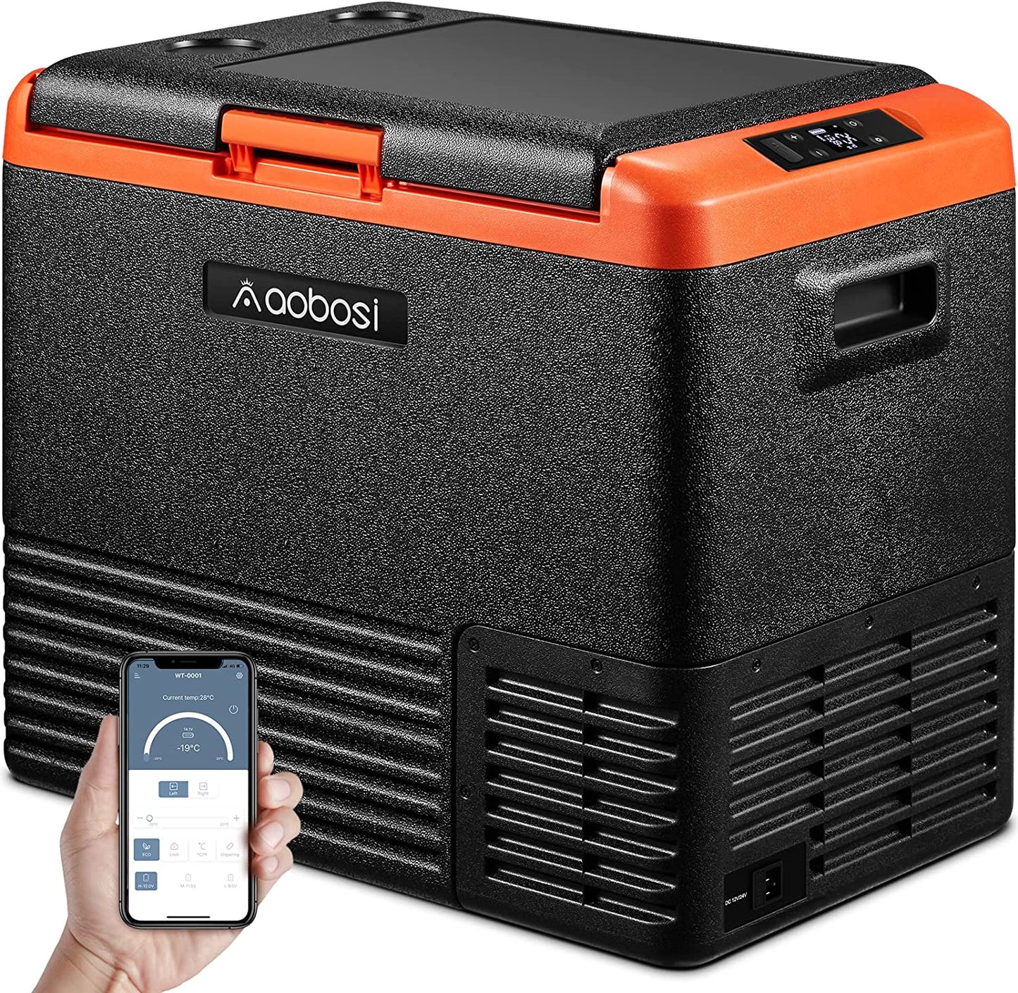 AOBOSI 12 Volt Car Refrigerator Single Zone 53qt/50L - CL50