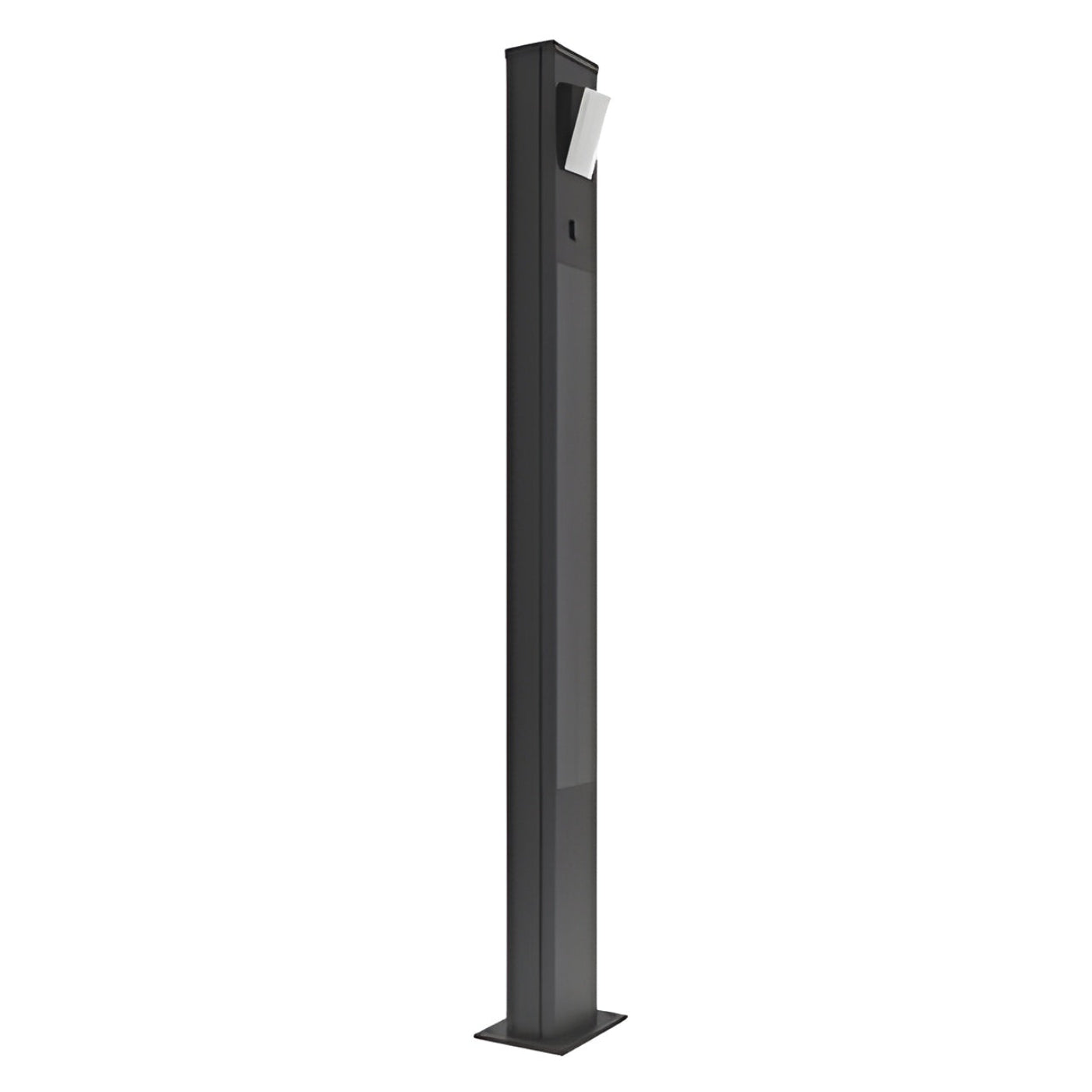 AVS Energy Solar Urban Light 60 Watt 9000 Lumens 5000K Black Housing Pathway Lighting Landscape Light Solar Resistant Bollard Light - AVS-TOTEM-60W
