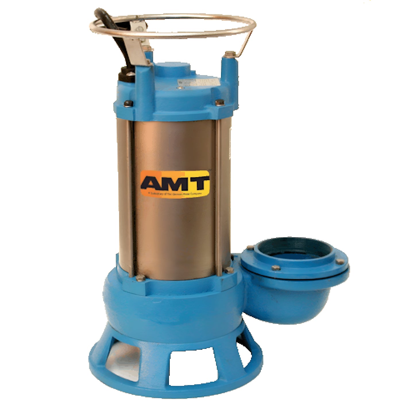 AMT 3" NPT Submersible Shredder Sewage Pump, 225 GPM, 2HP 1 Phase 230 VAC 60 Hz Motor, S/C Seal, Cast Iron /SS - 5763-95