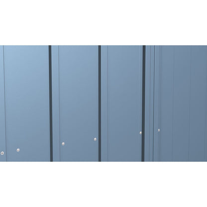 Arrow | Classic Steel Storage Shed, 6x4 ft., Blue Grey CLP64BG