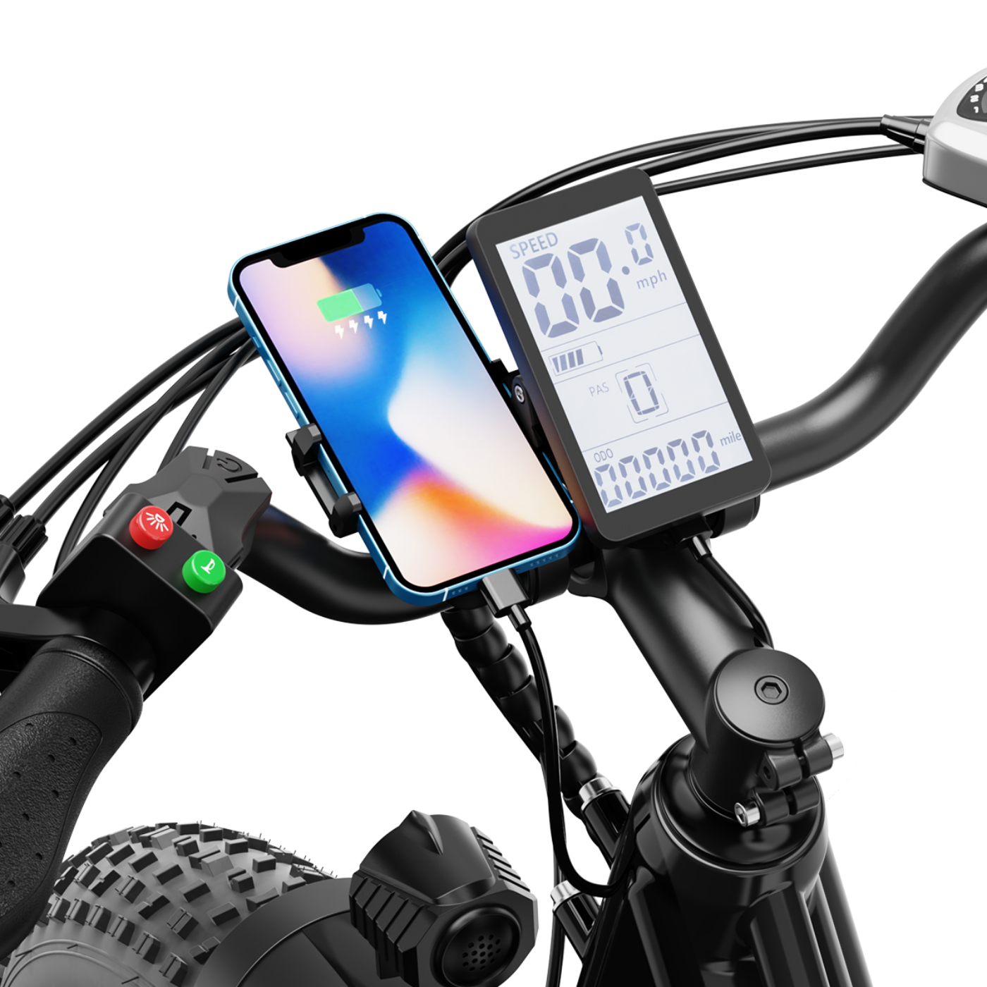 Aipas Ebike Combo Sale M2 + A2 - Aipas-A2white+M2viridity